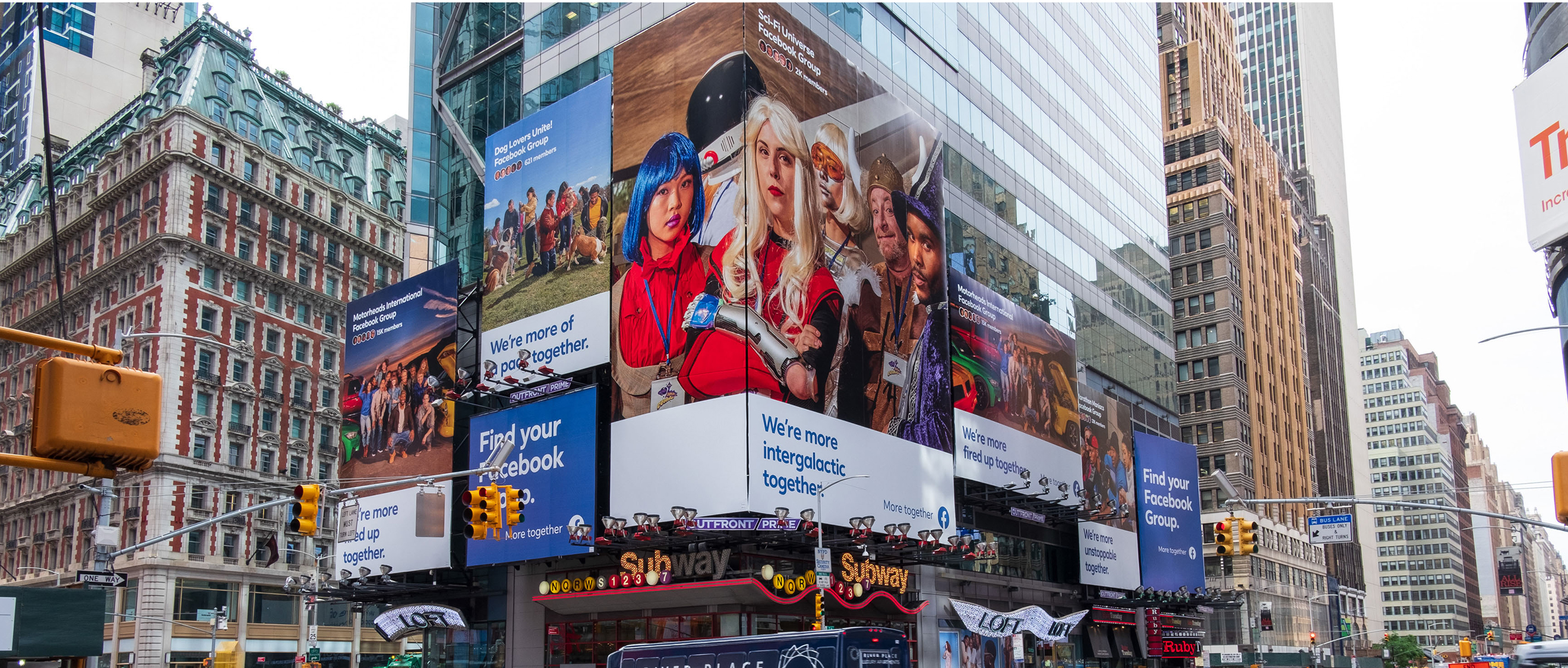 More Together - Times Square out-of-home