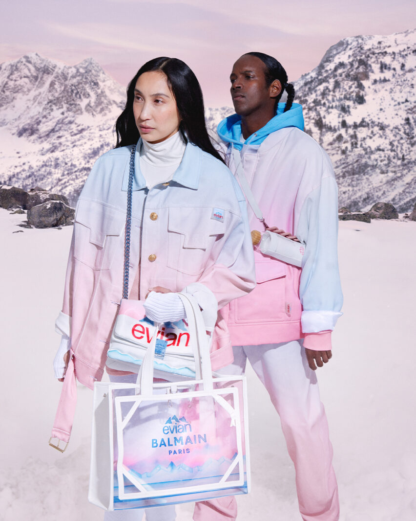 evian x Balmain Capsule Collection