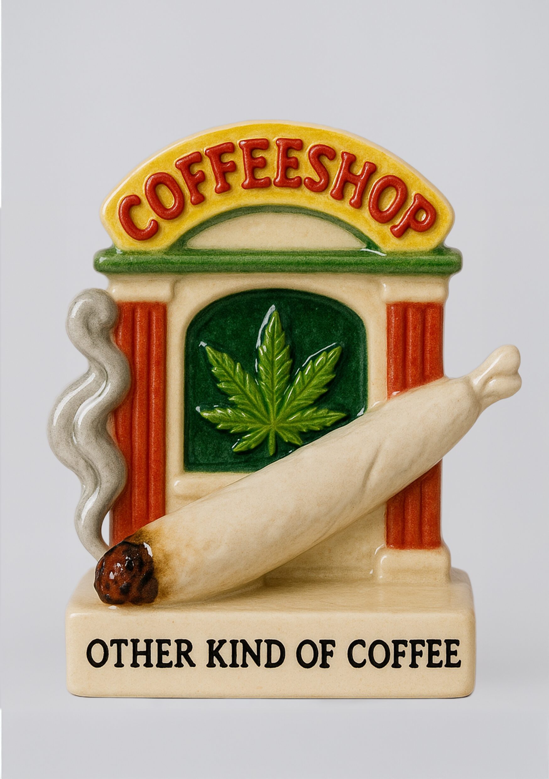 Not your average espresso bar. Here the house special is rolled, not roasted.