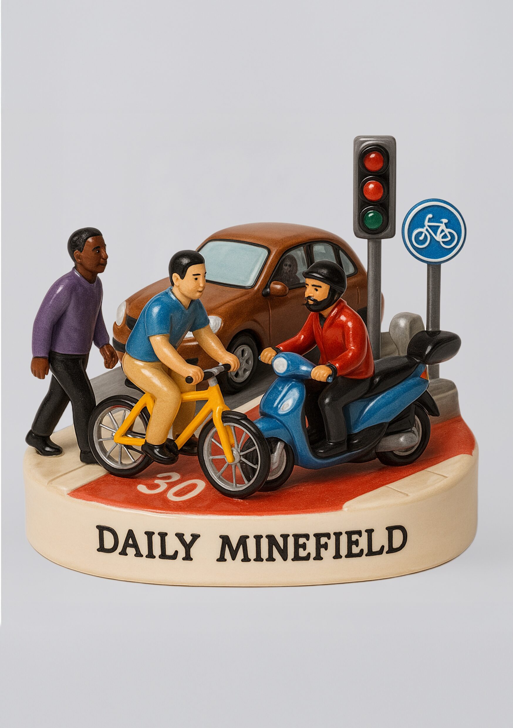 Dutch rush hour = Mario Kart with rain and no power-ups.