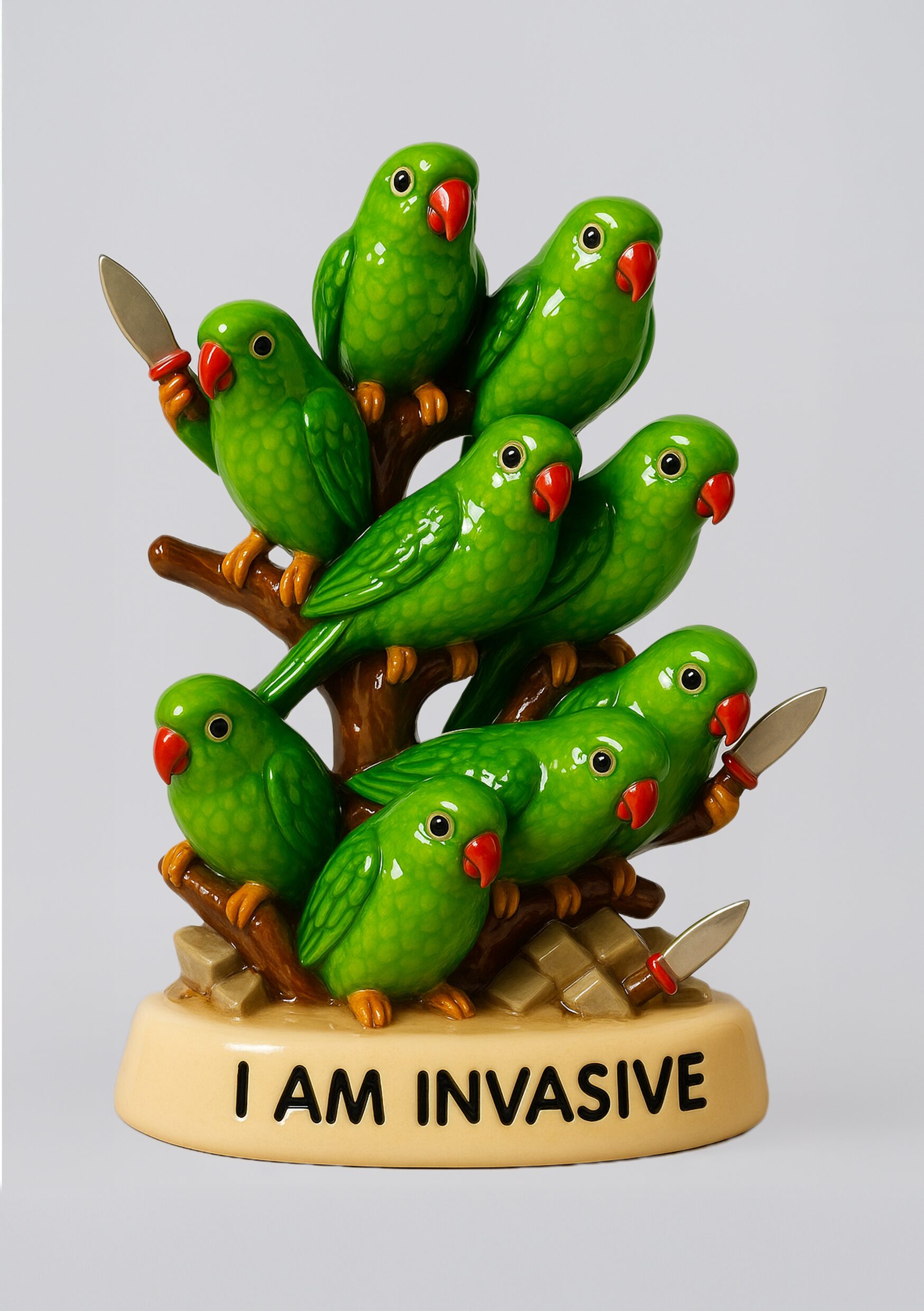 Imported as pets, escaped as legends. These green gangs turned the city trees into their permanent turf.