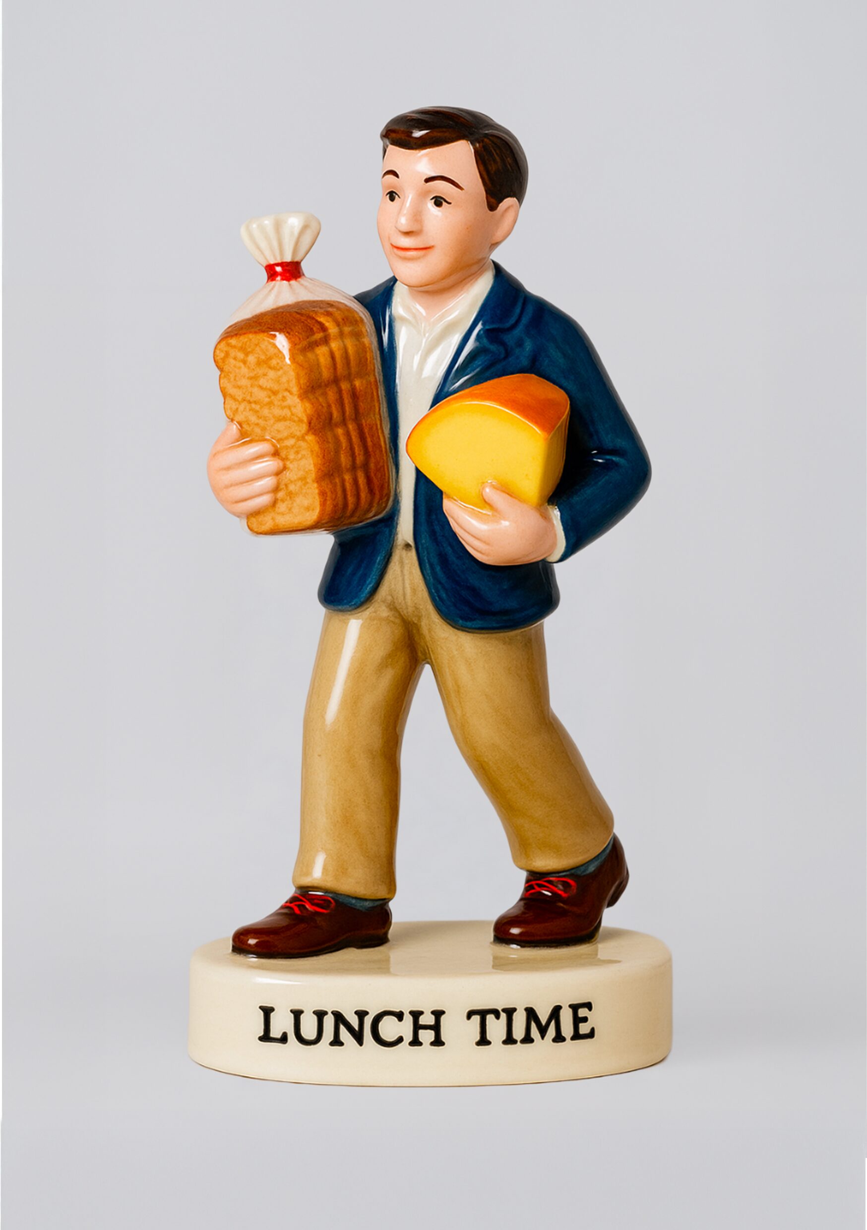 Bread and cheese - because culinary ambition stops at noon.