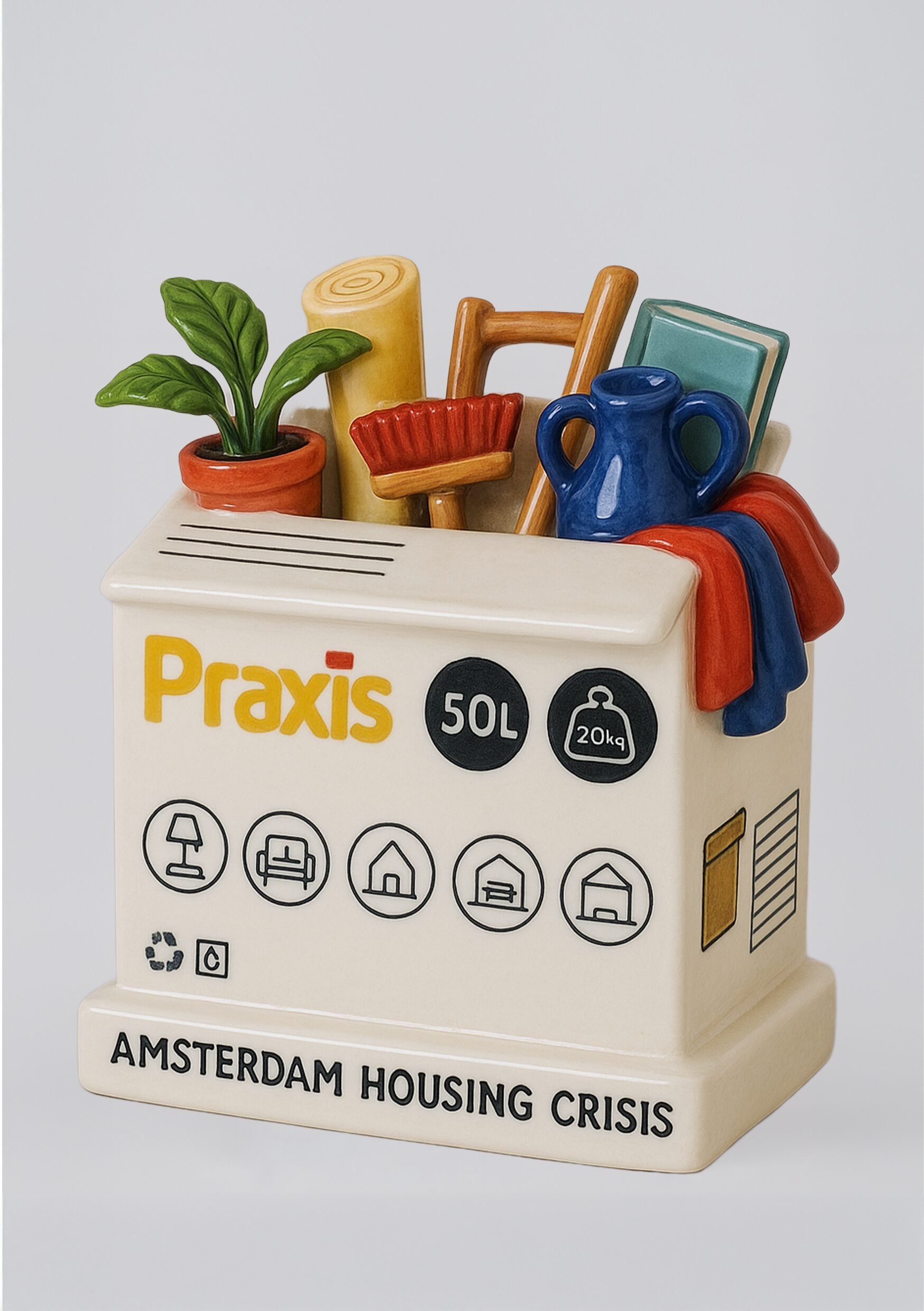 Welcome to Amsterdam real estate: BYO box. Fits a plant, a chair, and your crushed hopes.