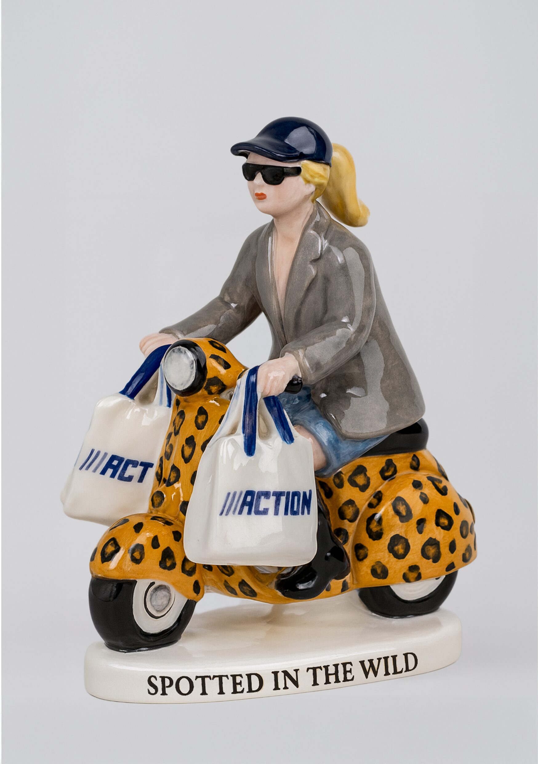 Amsterdam’s unofficial uniform is out and about. Equal parts glam and budget, she’s spotted in the wild every day.