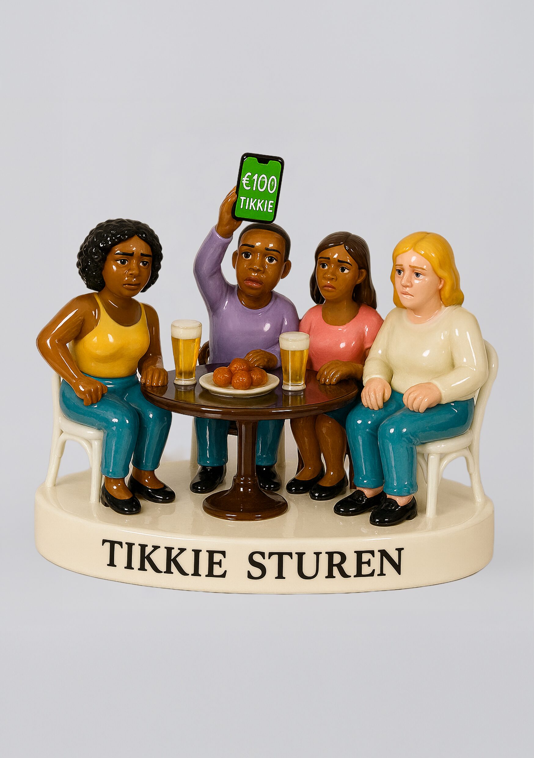 Bitterballen shared, beers sipped, and then…ping! A Tikkie lands for €2.37. That’s Dutch love, split evenly.